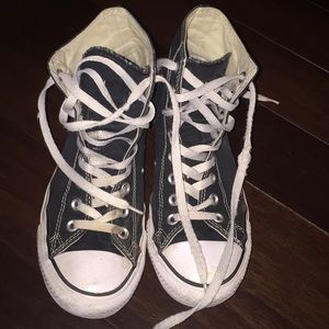 black high top converse